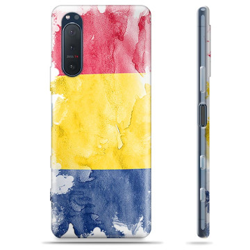 Coque Sony Xperia 5 II en TPU - Drapeau Roumain