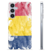 Coque Samsung Galaxy S24+ en TPU - Drapeau Roumain