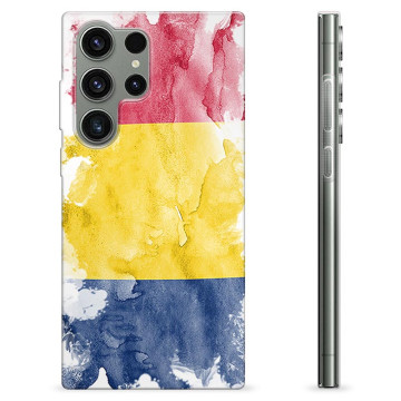 Coque Samsung Galaxy S23 Ultra 5G en TPU - Drapeau Roumain