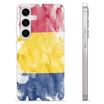 Coque Samsung Galaxy S24 en TPU - Drapeau Roumain