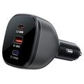 ACEFAST B14 165W USB + Double chargeur de voiture Type-C Adaptateur de charge rapide pour téléphone