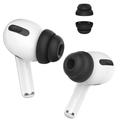 AHASTYLE PT99-2 1 paire pour Apple AirPods Pro 2 / AirPods Pro Bouchons d'oreille de remplacement en silicone pour écouteurs Bluetooth, Taille L - Noir