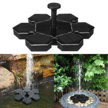 AS20A Mini Pompe à eau pour fontaine alimentée par énergie solaire Décoration d\'aquarium flottant pour jardin