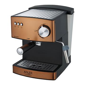 Adler AD 4404cr Machine à espresso - 15 bar, 850W - Cuivre / Noir