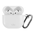 Étui en silicone Puro Icon pour AirPods 4 avec mousqueton