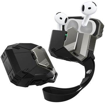 Étui avec chargement magnétique AirPods 4 Supcase Matrix - Noir