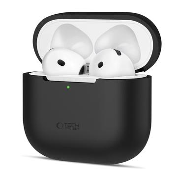 Étui en silicone AirPods 4 Tech-Protect - Noir