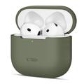 Étui en silicone AirPods 4 Tech-Protect - Vert olive