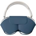 Étui AirPods Max avec mode veille - Couvre-casque en cuir PU - Bleu