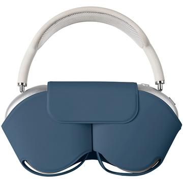 Étui AirPods Max avec mode veille - Couvre-casque en cuir PU - Bleu