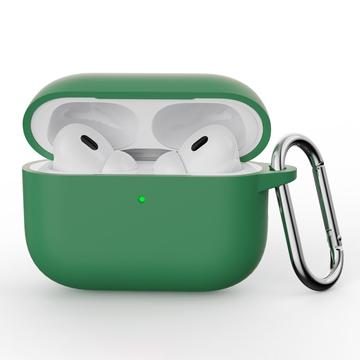 Étui AirPods Pro 3 en Silicone avec Mousqueton - Vert