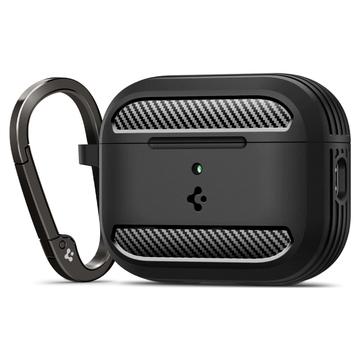 Étui AirPods Pro 3 en TPU Spigen Rugged Armor - Noir