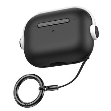 Étui hybride AirPods Pro/AirPods Pro 2 AhaStyle WG109 - Blanc / Noir
