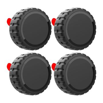 Étui étanche auto-adhésif Apple AirTag 1/2 - 4 Pcs. - Noir