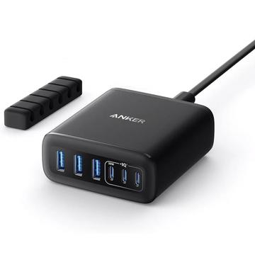 Chargeur de bureau Anker 112W - 3x USB-A, 3x USB-C - Noir