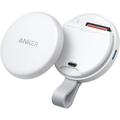 Lecteur de cartes SD et TF magnétique 3 en 1 Anker MagGo pour iPhone séries 15 et 16 - Blanc