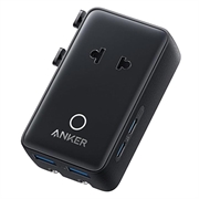 Adaptateur de voyage Anker Nano à 5 ports - 20W - Noir