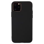 Coque iPhone 15 Pro en TPU Mate Anti-Empreintes - Noire