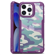 Coque Hybride iPhone 15 Pro Antichoc - Camouflage