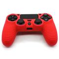 Housse de protection antidérapante en silicone pour manette PS4