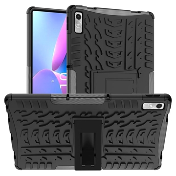 Coque Hybride Lenovo Tab P11 Gen 2 Antidérapante avec Béquille - Noire