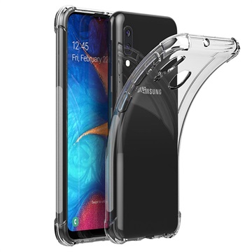 Coque Samsung Galaxy A20e Antidérapante en TPU - Transparent