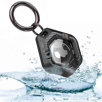 Apple AirTag 1/2 Tech-Protect Defense Etui avec mousqueton - Noir