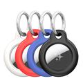 Étui en plastique avec porte-clés Apple AirTag 1/2 Dux Ducis - 4 Pcs. - Noir / Bleu / Rouge / Blanc