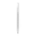 Étui en silicone à texture diamant pour Apple Pencil (USB-C) - Blanc