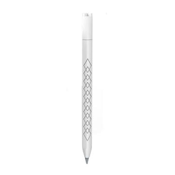 Étui en silicone à texture diamant pour Apple Pencil (USB-C) - Blanc