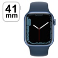 Apple Watch 7 WiFi MKN13FD/A - Aluminium, Bracelet Sport Bleu Abysse, 41mm