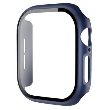 Coque Apple Watch Series 10 en Plastique avec Protecteur d\'Écran - 47mm - Bleu Foncé