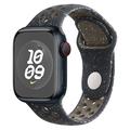 Apple Watch Series Ultra 2/Ultra/9/8/SE (2022)/7/SE/6/5/4/3/2/1 Lippa Flour Silicone Strap - 49mm/45mm/44mm/42mm - Noir
