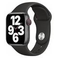 Apple Watch Series Ultra 2/Ultra/10/9/8/SE (2022)/7/SE/6/5/4/3/2/1 Bracelet en silicone Lippa - 49mm/46mm/45mm/44mm/42mm - Noir