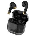 Apro 11 Bluetooth Wireless Earphone Stereo Sound Low Delay Sports Headset with 300mAh Battery Charging Case - Black (Écouteurs sans fil Bluetooth 11)