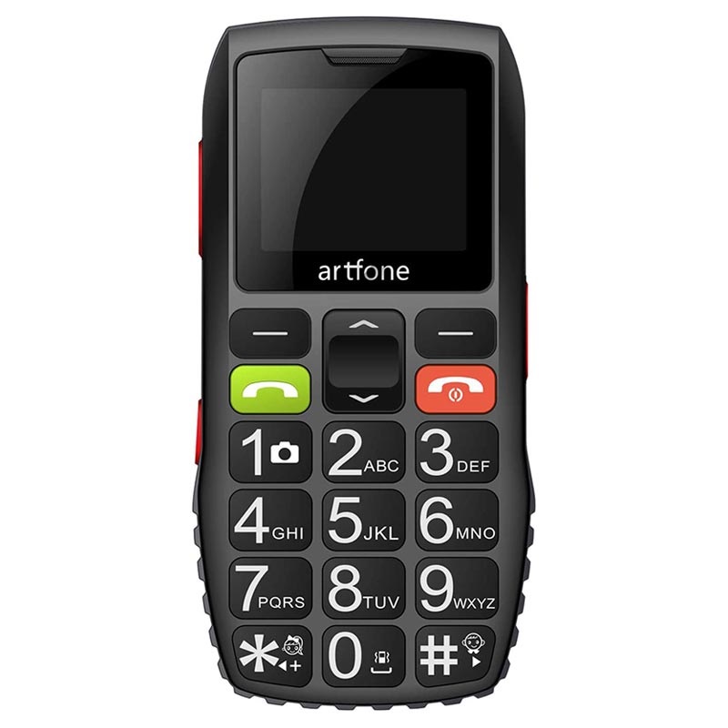 Téléphone portable pour senior avec gros boutons, GSM sans SIM, tél