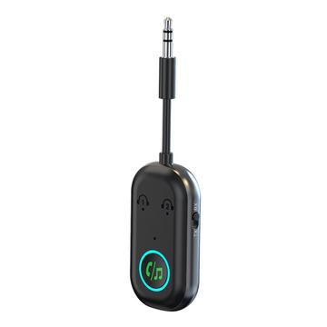 BR08 Récepteur/émetteur Bluetooth 2-en-1 pour voiture avec 3.5mm AUX