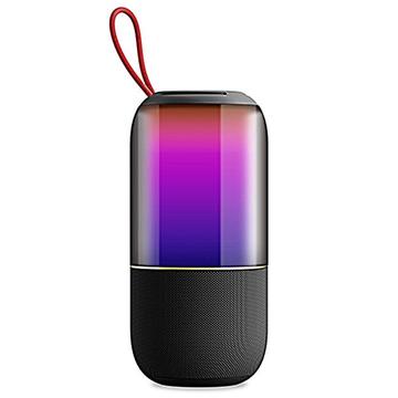 BT2675 Enceinte Bluetooth portable étanche avec lumière RVB - Noir