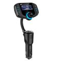 BT70 Transmetteur FM / Chargeur de voiture avec écran LCD 1.65" - Noir