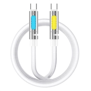 Câble de recharge USB-C/USB-C BWOO Aromatherapy - 240W, 1.2m - Blanc