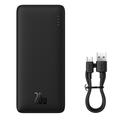 Batterie externe Baseus Airpow 10000 mAh à charge rapide avec deux ports - 20W - Noir