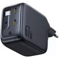 Chargeur mural Baseus EnerCore CJ11 67W GaN6 avec câble USB-C rétractable - Noir