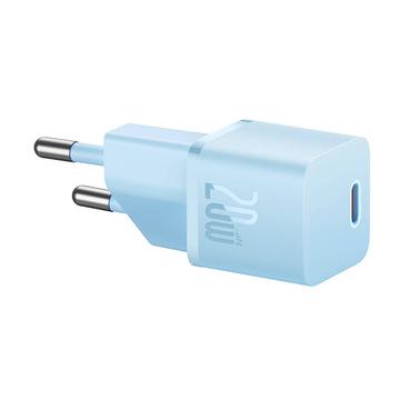 Baseus Mini GaN5 20W USB-C Wall Charger - Bleu