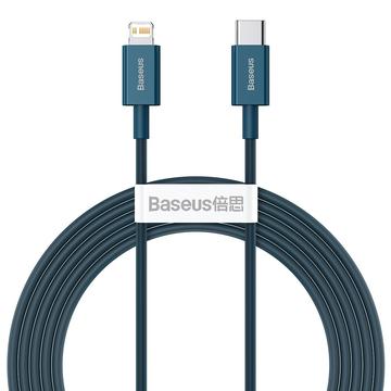 Baseus Superior Series Câble USB-C / Lightning - 2m, 20W - Bleu