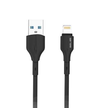 Beline BLNCBL01 Câble USB-A / Lightning 25W - 1m - Noir