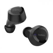 Écouteurs sans fil SoundForm Bolt de Belkin avec étui de chargement - Noir