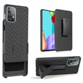 Coque Hybride Samsung Galaxy A52 5G, Galaxy A52s avec Clip Ceinture - Noire