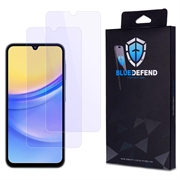 Protection d'écran Samsung Galaxy A15 en verre trempé BlueDefend Anti-Blue Light - 2 Pcs.