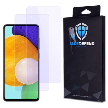 Protection d\'écran Samsung Galaxy A52/A52 5G/A52s 5G en verre trempé BlueDefend Anti-Blue Light - 2 Pcs.