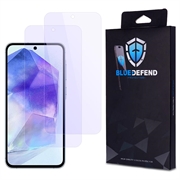 Protection d'écran Samsung Galaxy A55 en verre trempé BlueDefend Anti-Blue Light - 2 Pcs.